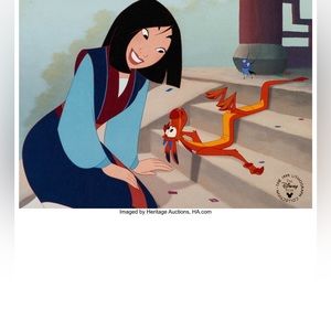 NWOT Rare Disney Beautiful Exclusive Mulan lithograph